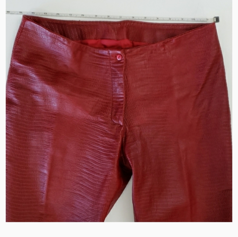 Leather jeans  by identity